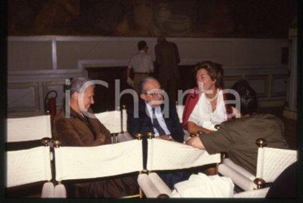 Giulio Carlo ARGAN ITALY Politician & art critic 1986 ca * 35mm vintage slide 16
