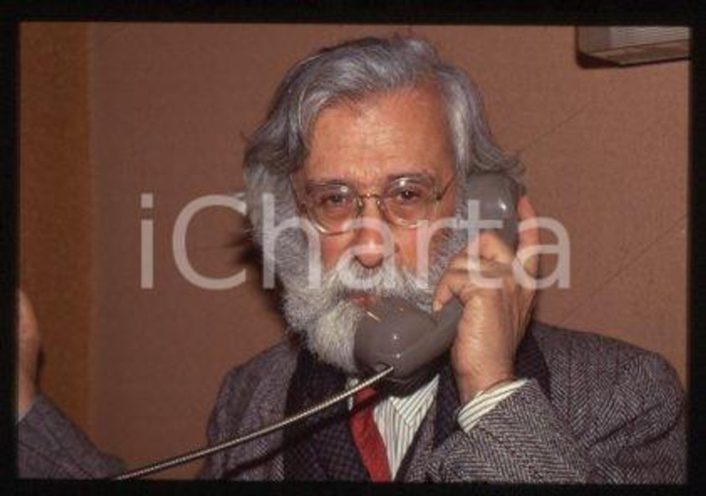 Bruno MANTURA - ROME Art historian & collector 1990 ca * 35 mm vintage slide 2