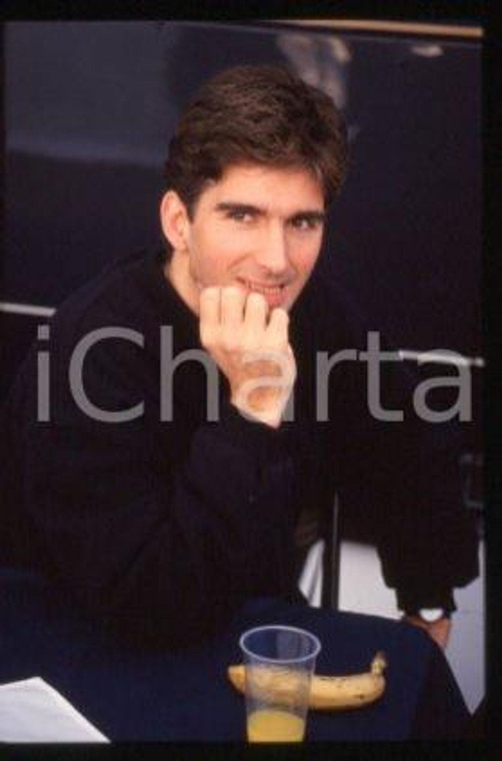 Damon HILL - FORMULA 1 Portrait of racing driver 1993 ca * 35 mm vintage slide 2
