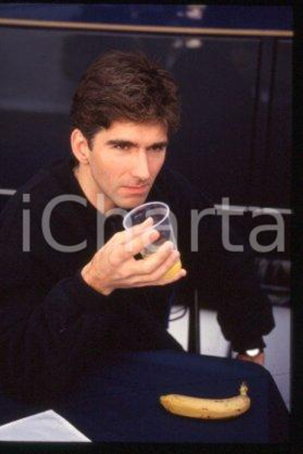 Damon HILL - FORMULA 1 Portrait of racing driver 1993 ca * 35 mm vintage slide 3