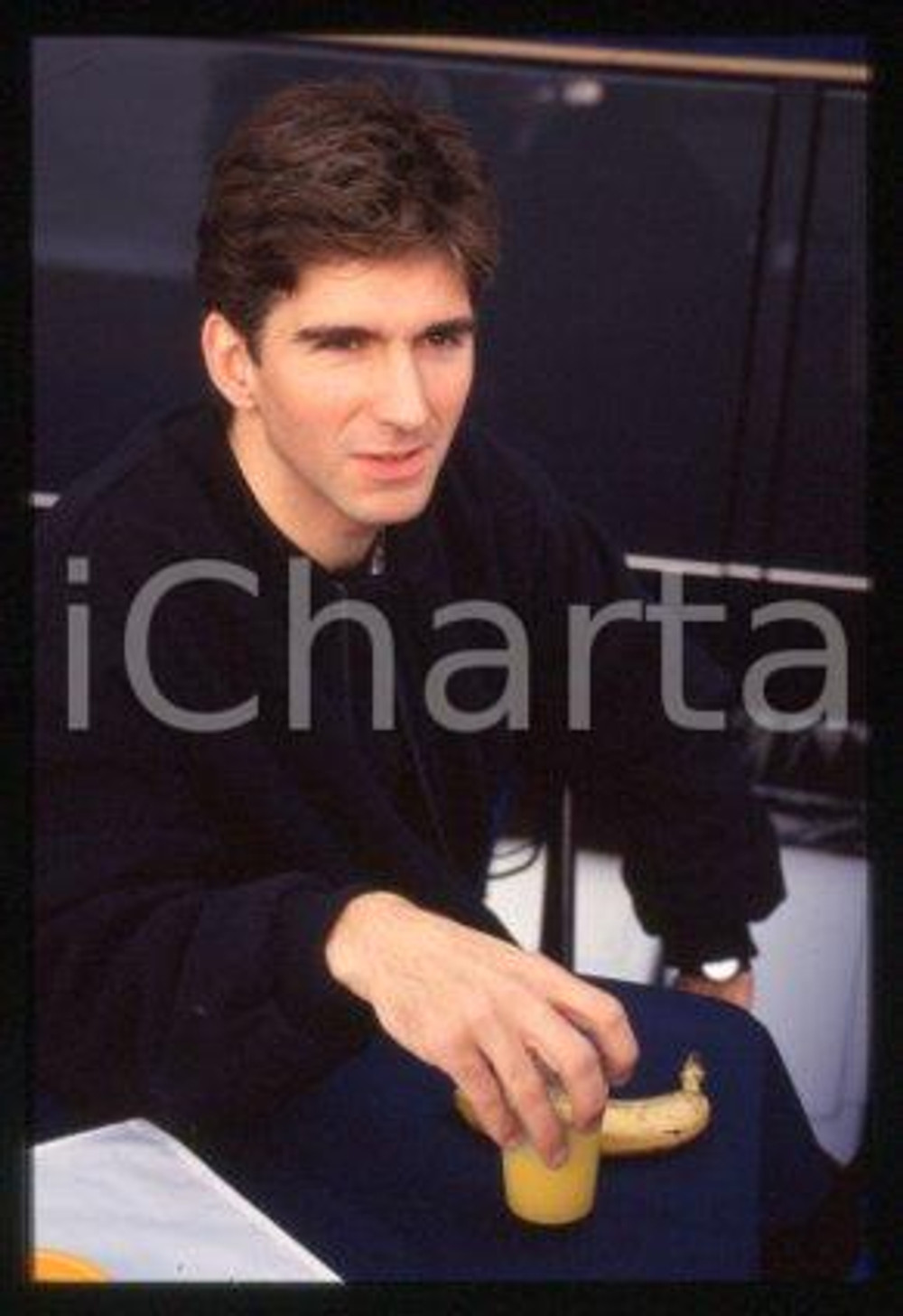 Damon HILL - FORMULA 1 Portrait of racing driver 1993 ca * 35 mm vintage slide 8