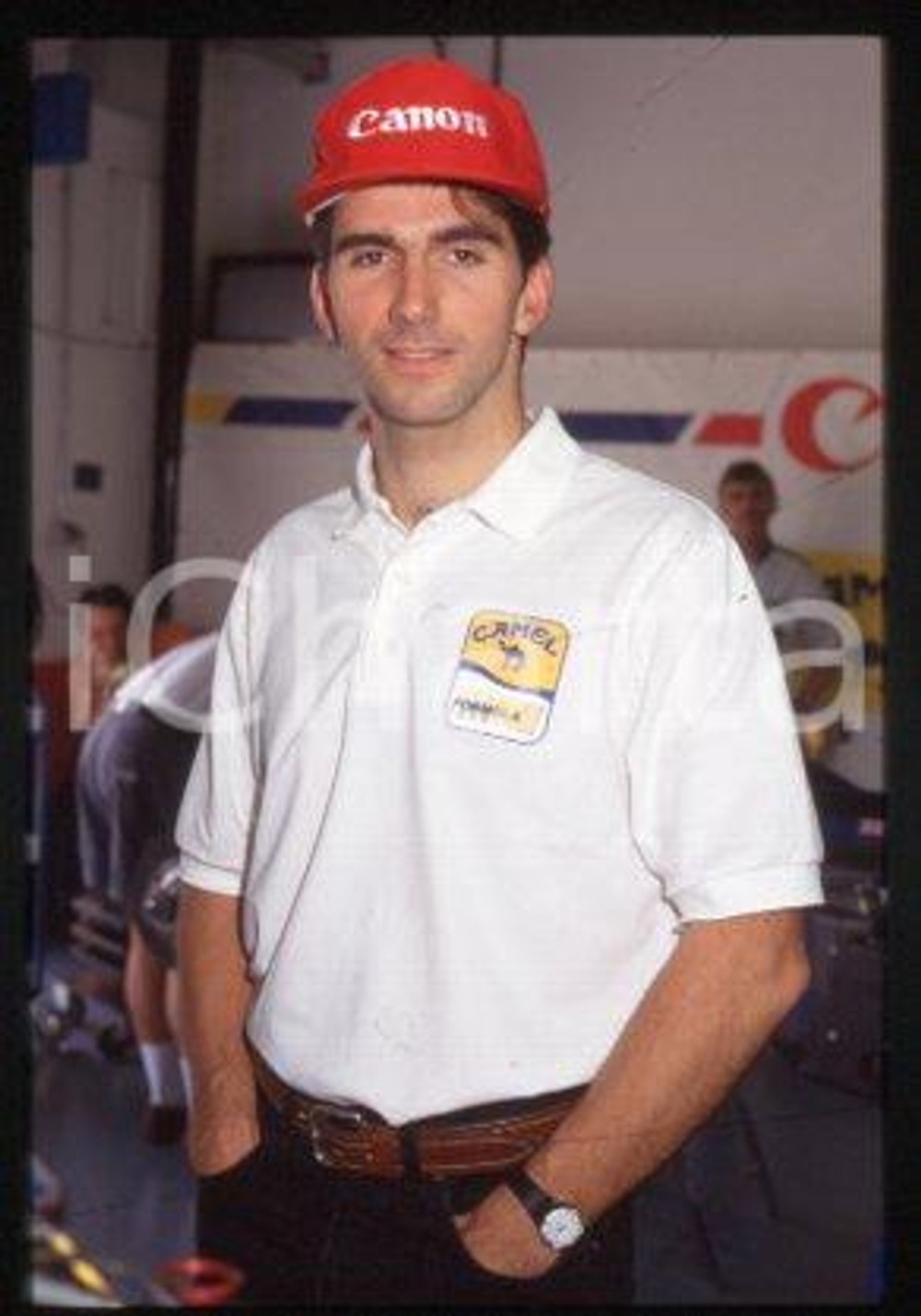 Damon HILL - GRAND PRIX FORMULA 1 Racing driver 1993 ca * 35 mm vintage slide 15