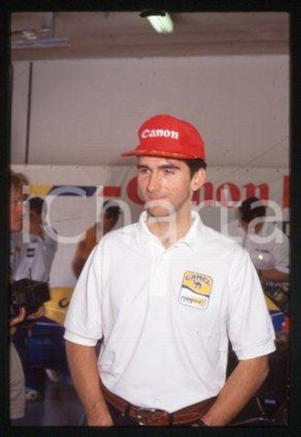 Damon HILL - GRAND PRIX FORMULA 1 Racing driver 1993 ca * 35 mm vintage slide 17