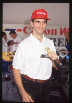 Damon HILL - GRAND PRIX FORMULA 1 Racing driver 1993 ca * 35 mm vintage slide 18