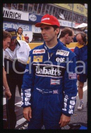 Damon HILL - GRAND PRIX FORMULA 1 Racing driver 1993 ca * 35 mm vintage slide 21