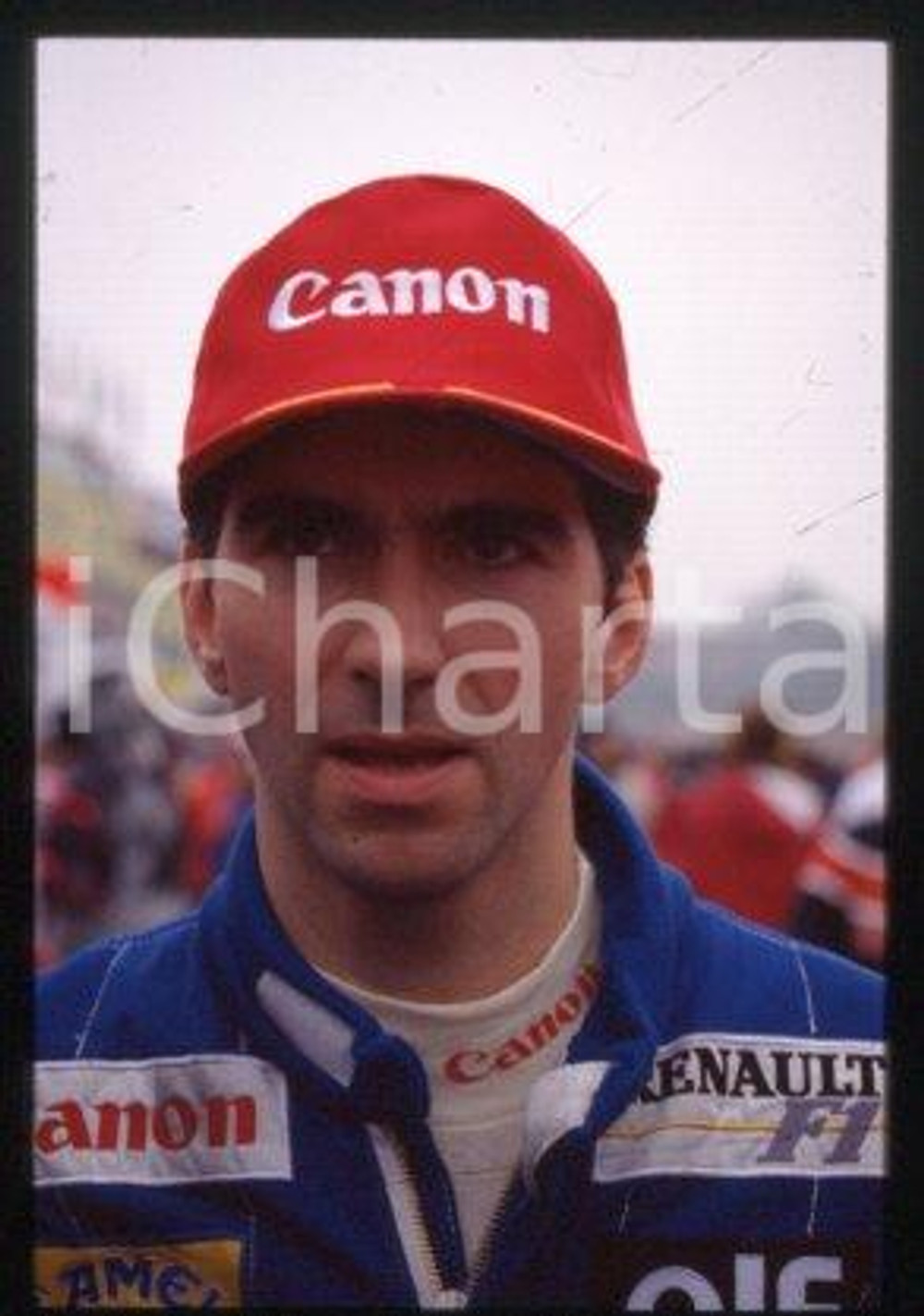 Damon HILL - GRAND PRIX FORMULA 1 Racing driver 1993 ca * 35 mm vintage slide 22