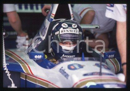 Damon HILL FORMULA1 RENAULT FW18 Racing driver 1996 ca * 35 mm vintage slide 29