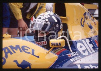 Damon HILL FORMULA1 WILLIAMS-RENAULT Racing driver 1993 * 35 mm vintage slide 33