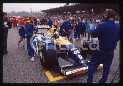 Damon HILL F1 WILLIAMS-RENAULT FW15C Racing driver 1993 * 35 mm vintage slide 38