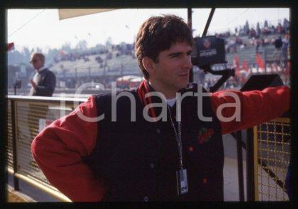 Damon HILL - FORMULA 1 Racing driver 1992 ca * 35 mm vintage slide 41
