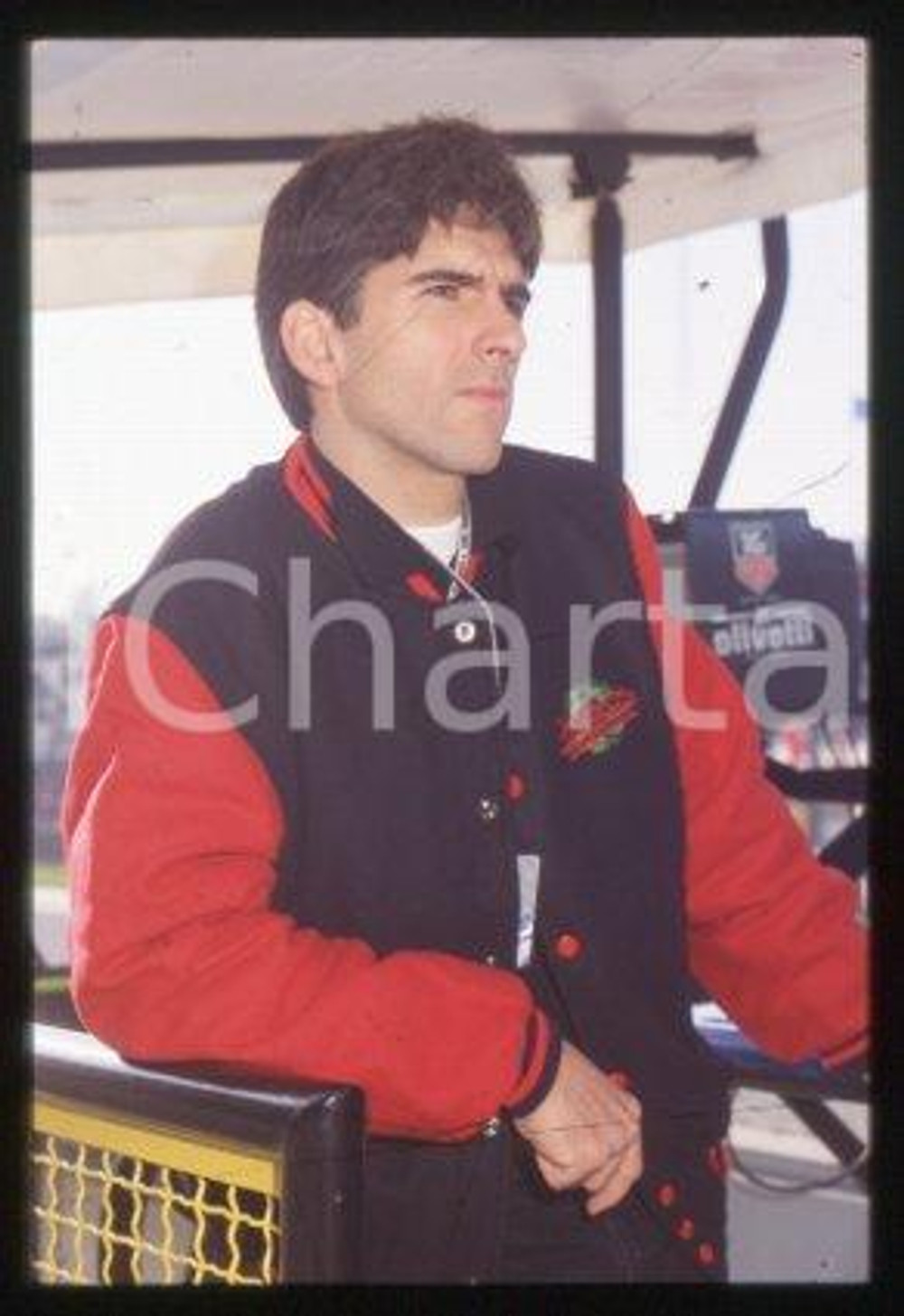 Damon HILL - FORMULA 1 Racing driver 1992 ca * 35 mm vintage slide 42