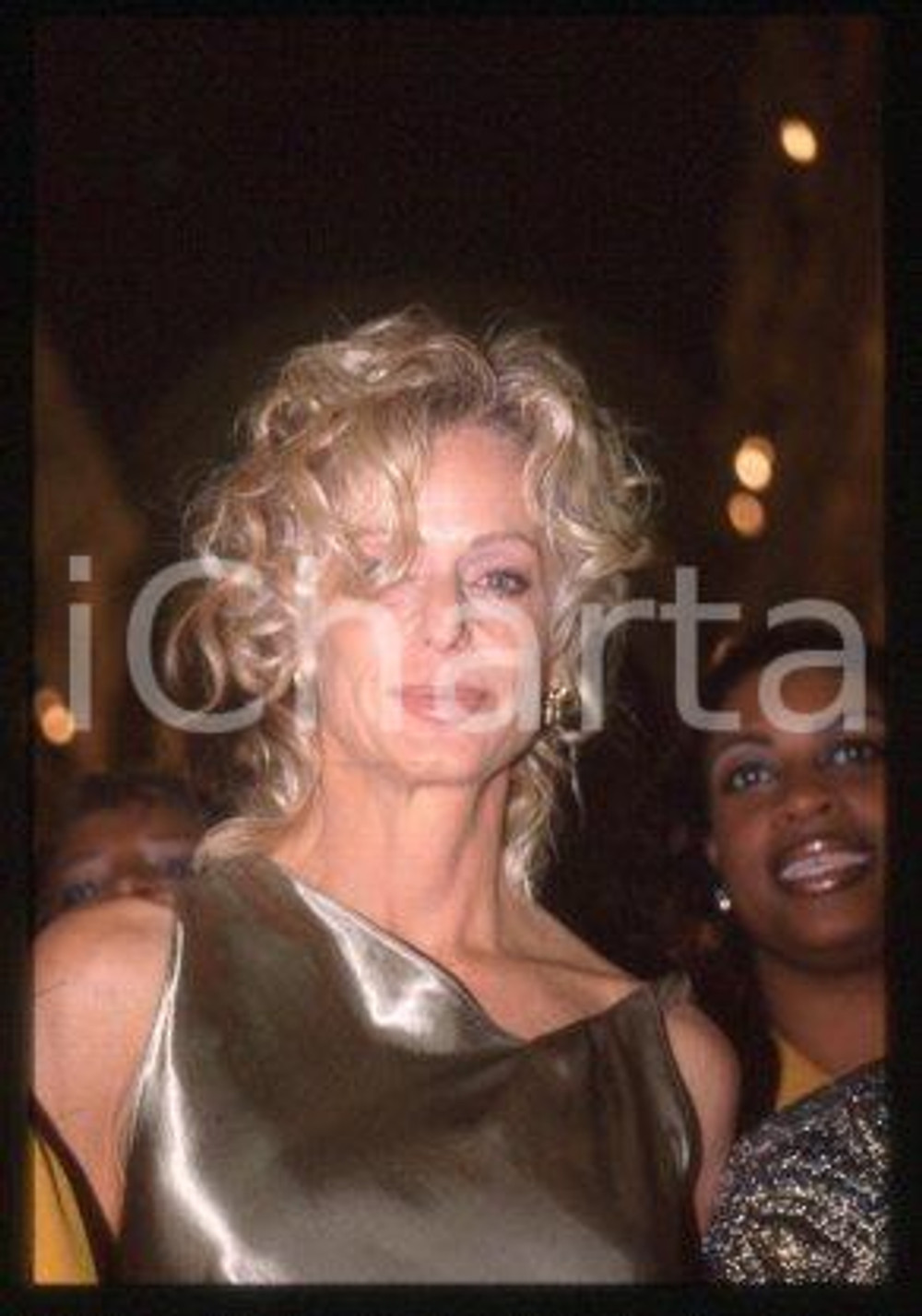 Farrah FAWCETT - MILAN American actress Portrait 1999 ca * 35 mm vintage slide 4