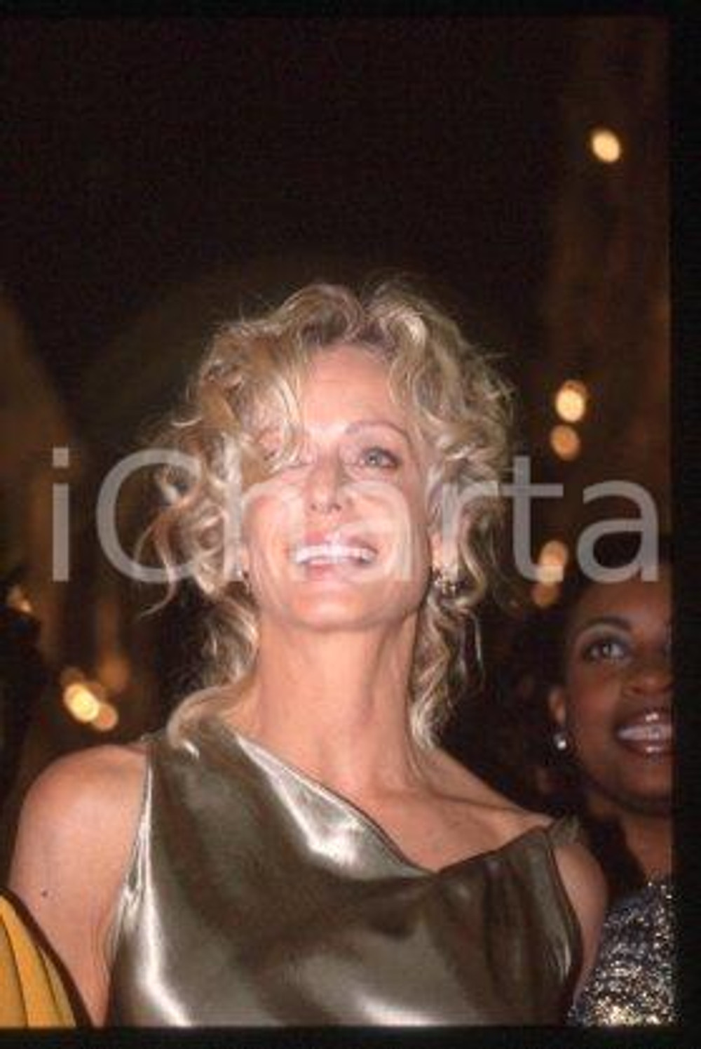 Farrah FAWCETT - MILAN American actress Portrait 1999 ca * 35mm vintage slide 18