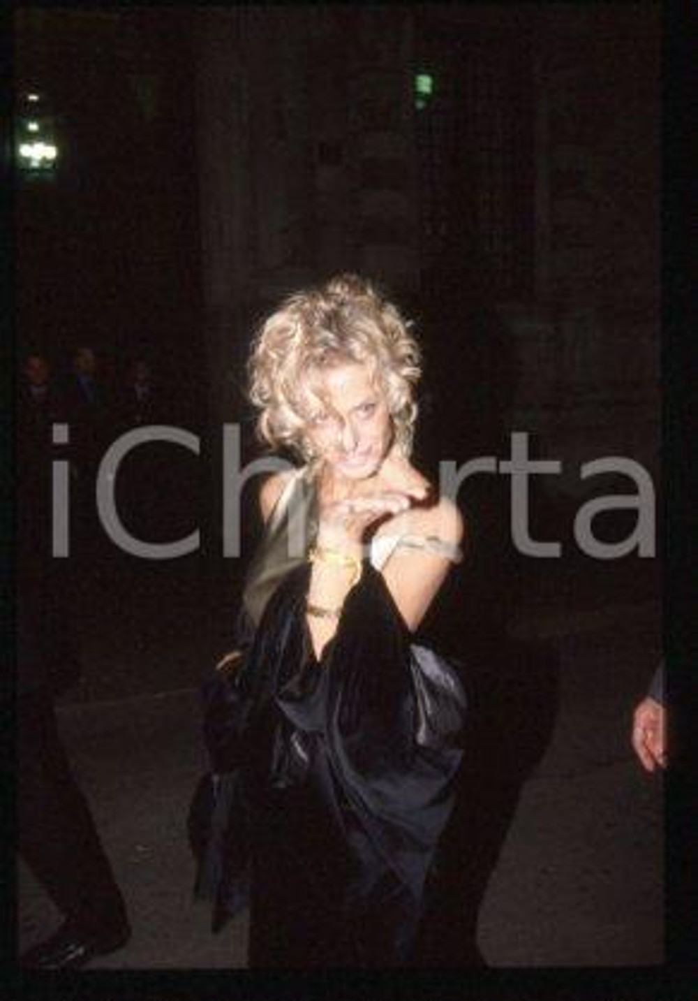 Farrah FAWCETT - MILAN American actress Costume 1999 ca * 35 mm vintage slide 30
