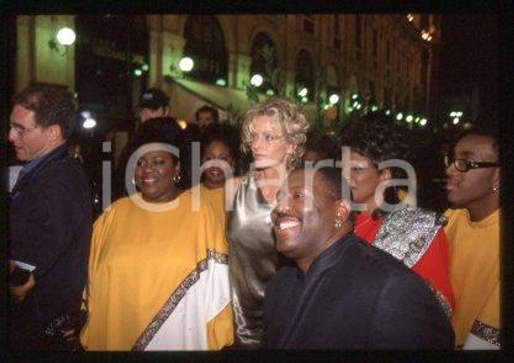 Farrah FAWCETT & GOSPEL - MILAN Actress Costume 1999 ca * 35 mm vintage slide 34