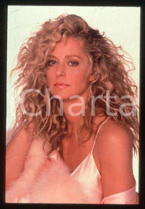 Farrah FAWCETT - CINEMA American actress Portrait 1982 ca *35mm vintage slide 40