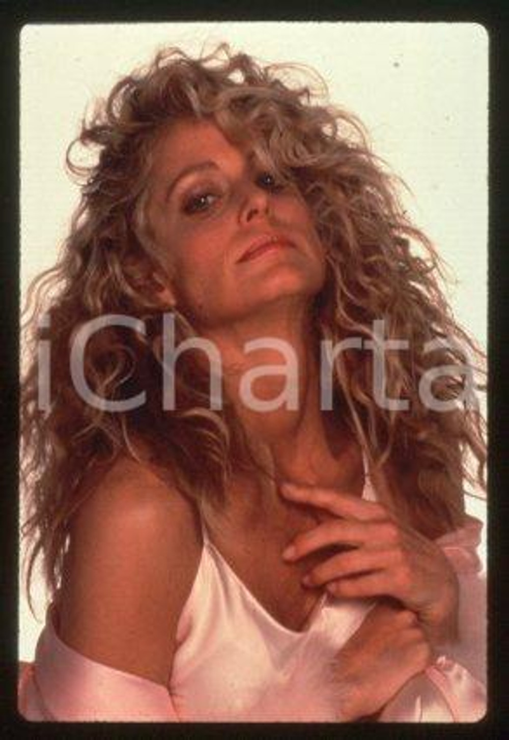 Farrah FAWCETT - CINEMA American actress Portrait 1982 ca *35mm vintage slide 41