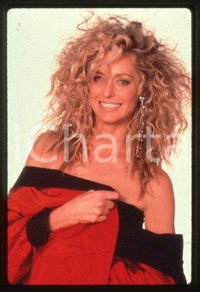Farrah FAWCETT - CINEMA American actress Portrait 1982 ca *35mm vintage slide 43