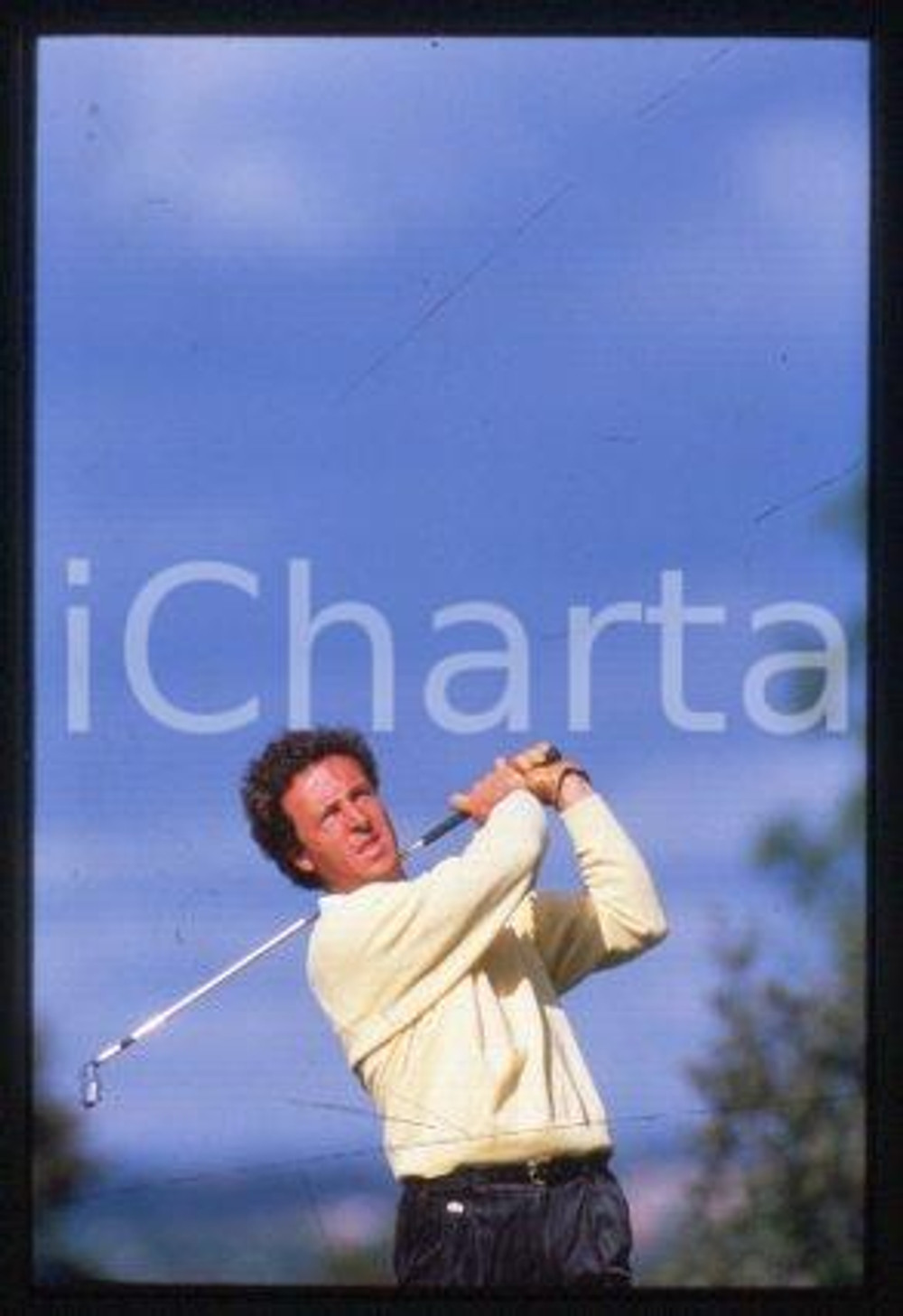 Manuel CALERO - CEPSA MADRID OPEN Spanish golfer 1988 * 35 mm vintage slide 3