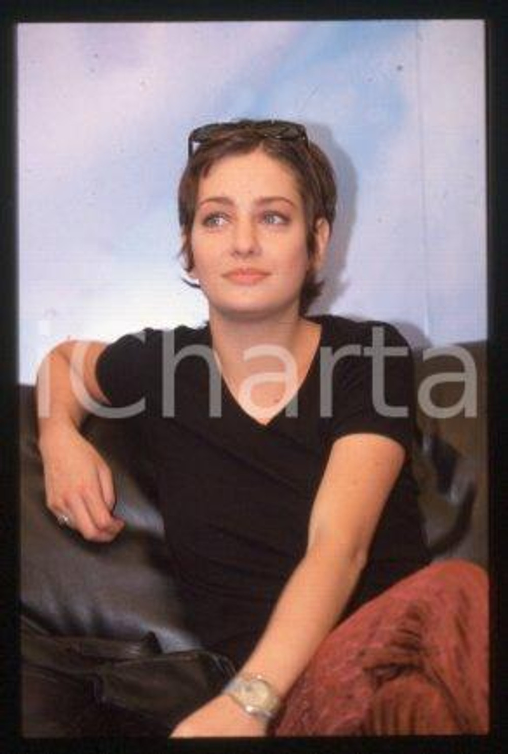 Giovanna MEZZOGIORNO - CINEMA Italian actress 1999 ca * 35 mm vintage slide 5