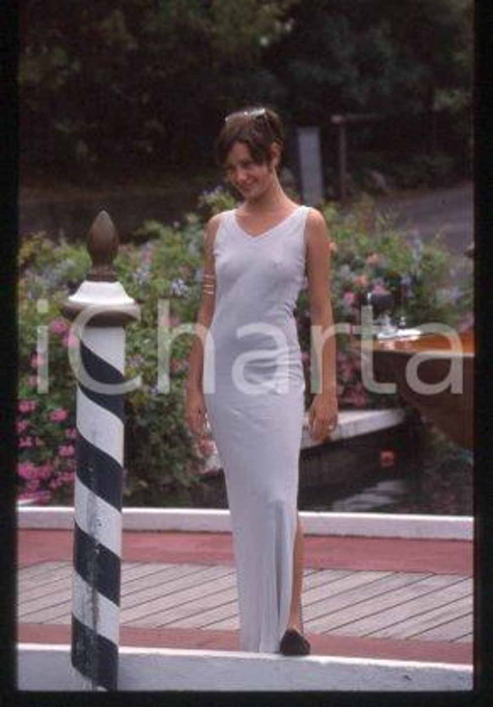 Giovanna MEZZOGIORNO - VENICE Italian actress 1999 ca * 35 mm vintage slide 17