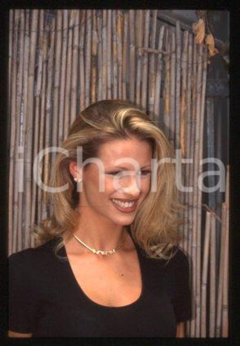 Michelle HUNZIKER - MILAN TV presenter & actress 1997 ca * 35 mm vintage slide 4