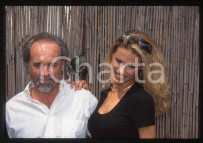 Michelle HUNZIKER and Antonio RICCI - MILAN TV 1997 ca * 35 mm vintage slide 14