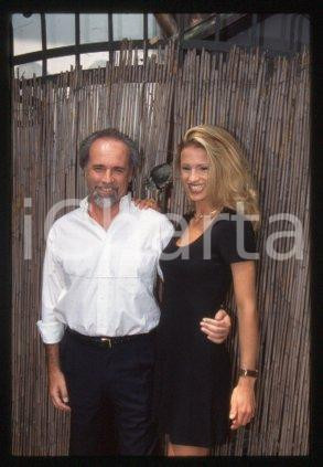 Michelle HUNZIKER and Antonio RICCI - MILAN TV 1997 ca * 35 mm vintage slide 16