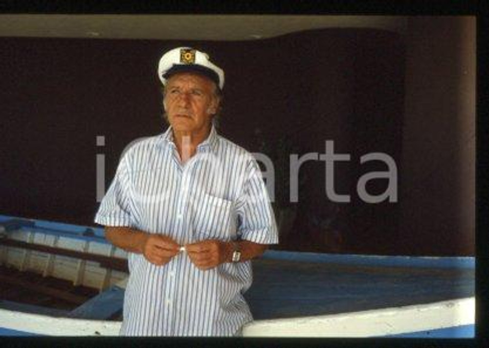 Paco RABAL - VENICE Spanish actor & director 1985 ca * 35 mm vintage slide 18