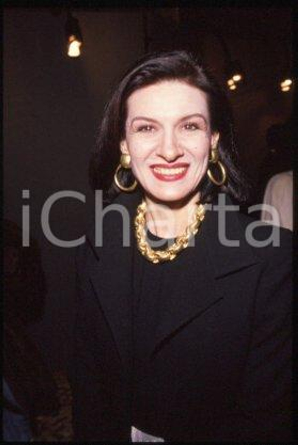 Paloma PICASSO - FASHION Portrait of designer 1995 ca * 35 mm vintage slide 10