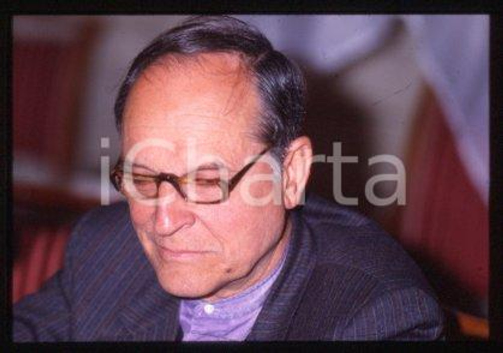 Antonello TROMBADORI - ITALY Portrait of Politician 1989 * 35 mm vintage slide 3