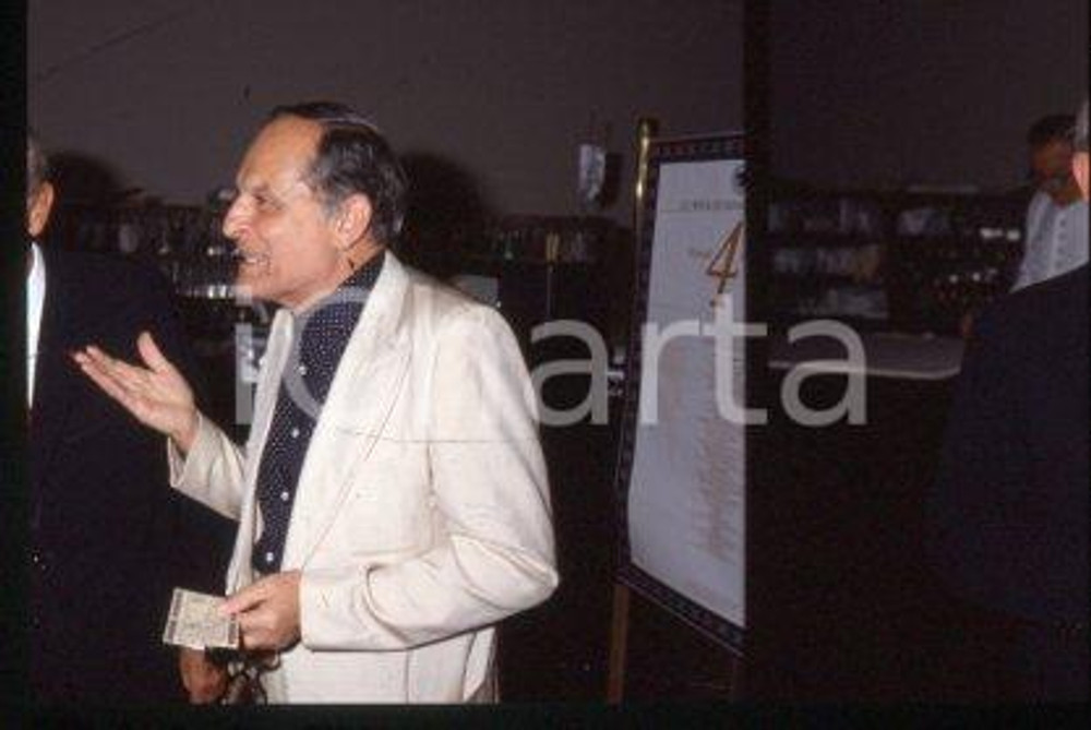 Antonello TROMBADORI - VENICE Journalist art critic 1986 * 35mm vintage slide 12