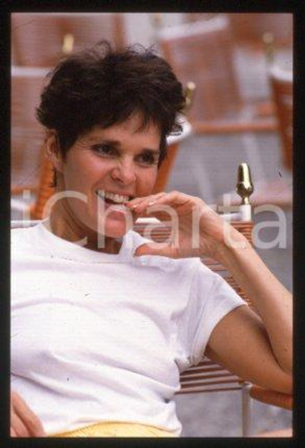 Ali MacGRAW - CINEMA American actress Portrait 1988 ca * 35 mm vintage slide 20