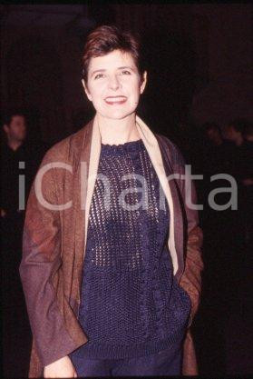 Pamela VILLORESI - ITALY Theatre actress Portrait 2000 ca * 35mm vintage slide 1