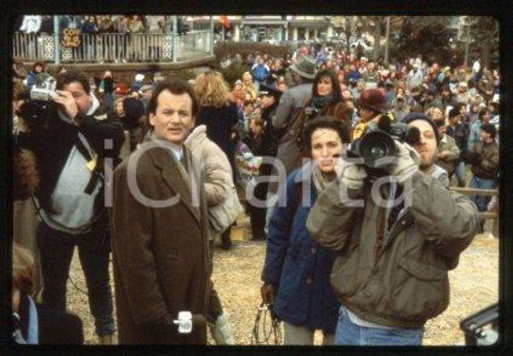 Bill MURRAY - CINEMA fantasy comedy "GROUNDHOG DAY" 1993 * 35 mm vintage slide 2