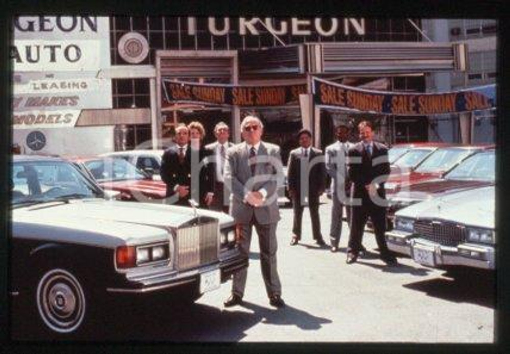 Robin WILLIAMS - CINEMA black comedy "CADILLAC MAN" 1990 * 35 mm vintage slide 1