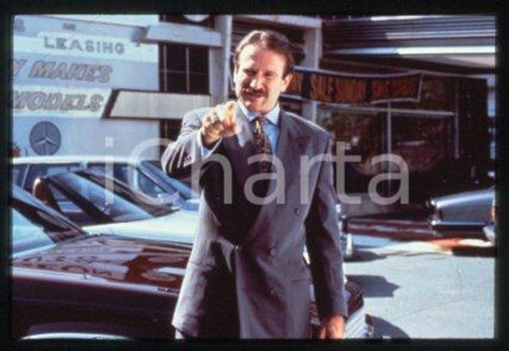 Robin WILLIAMS - CINEMA black comedy "CADILLAC MAN" 1990 * 35 mm vintage slide 2
