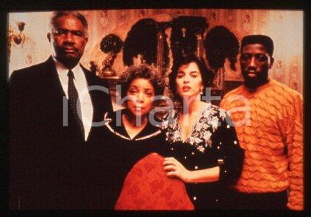 Ossie DAVIS & Ruby DEE - CINEMA "JUNGLE FEVER" 1991 * 35 mm vintage slide 1