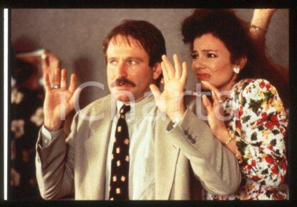 Robin WILLIAMS Fran DRESCHER - CINEMA "CADILLAC MAN" 1990 * 35mm vintage slide 3