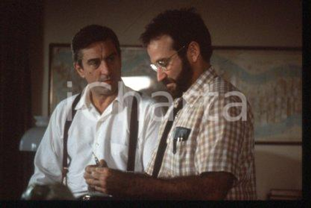 Robert De NIRO Robin WILLIAMS - CINEMA "AWAKENINGS" 1990 * 35 mm vintage slide 3