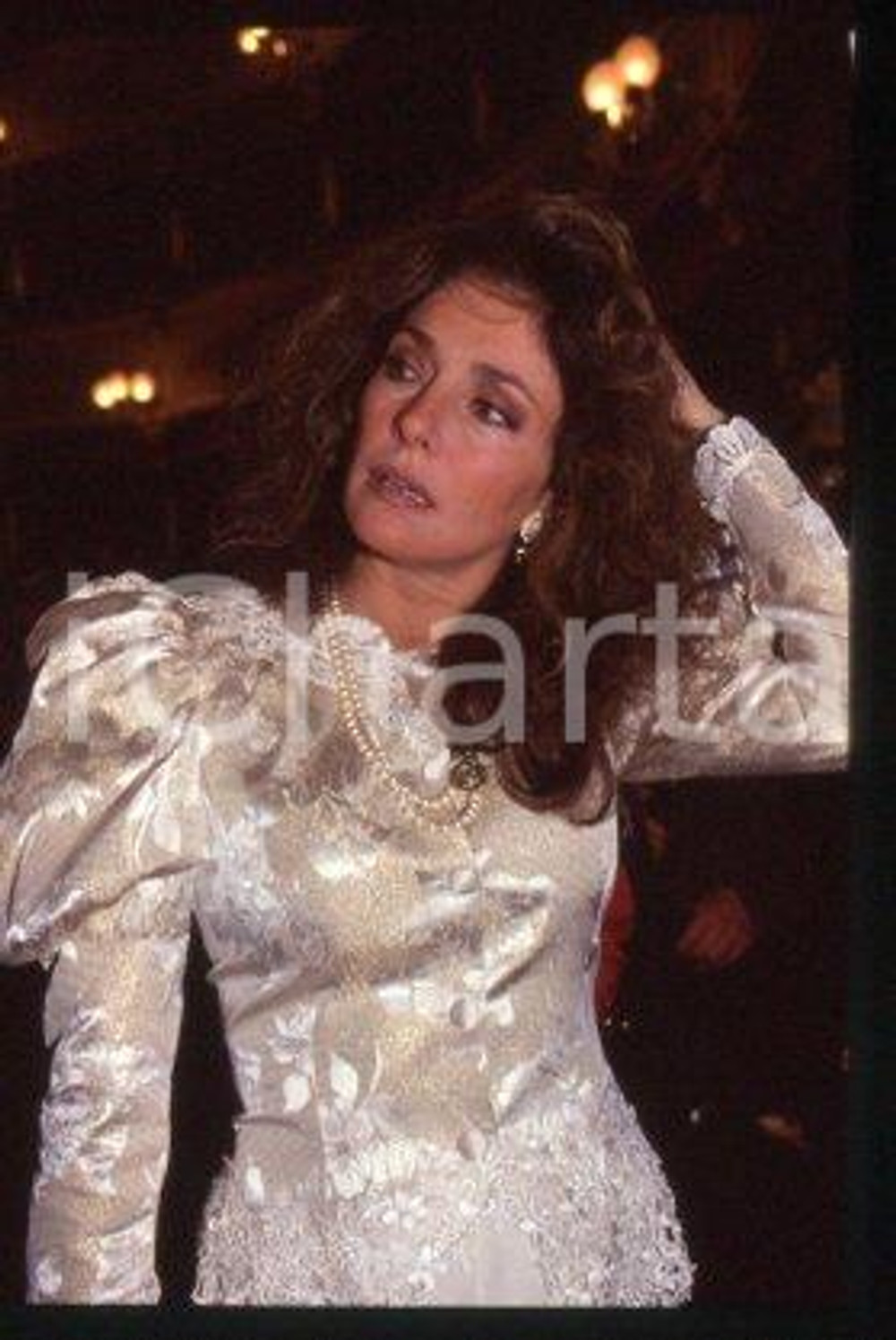 Jennifer O'NEILL - CINEMA Costume of an actress 1985 ca * 35 mm vintage slide 1