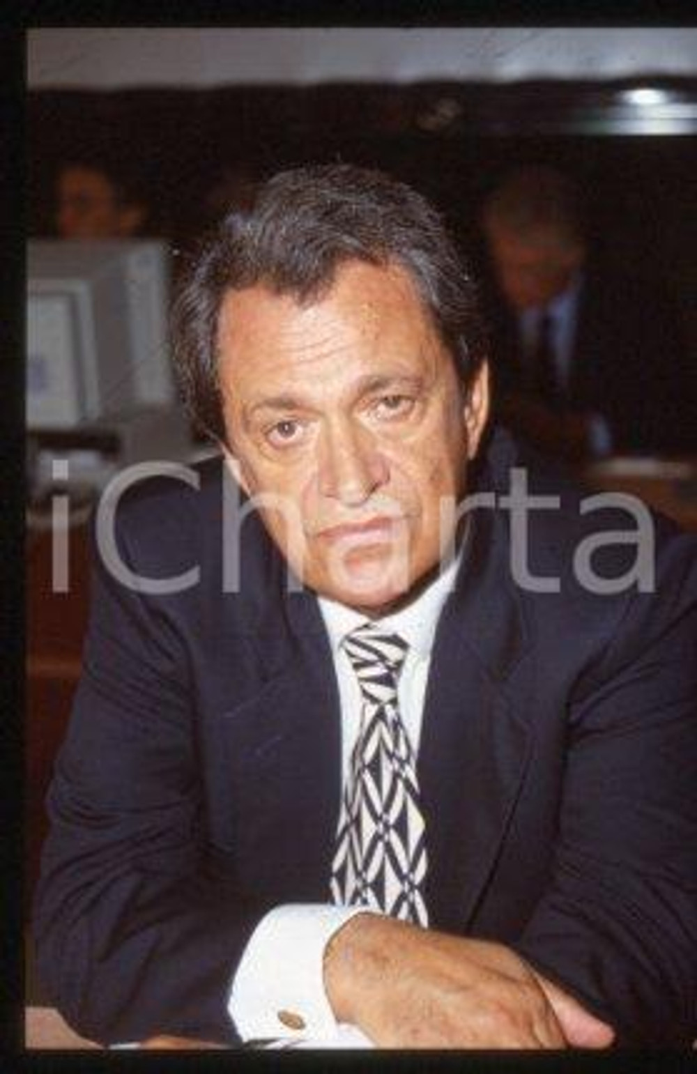 Alberto ONGARO - ITALIA Ritratto dello scrittore 1986 ca * 35 mm vintage slide 4