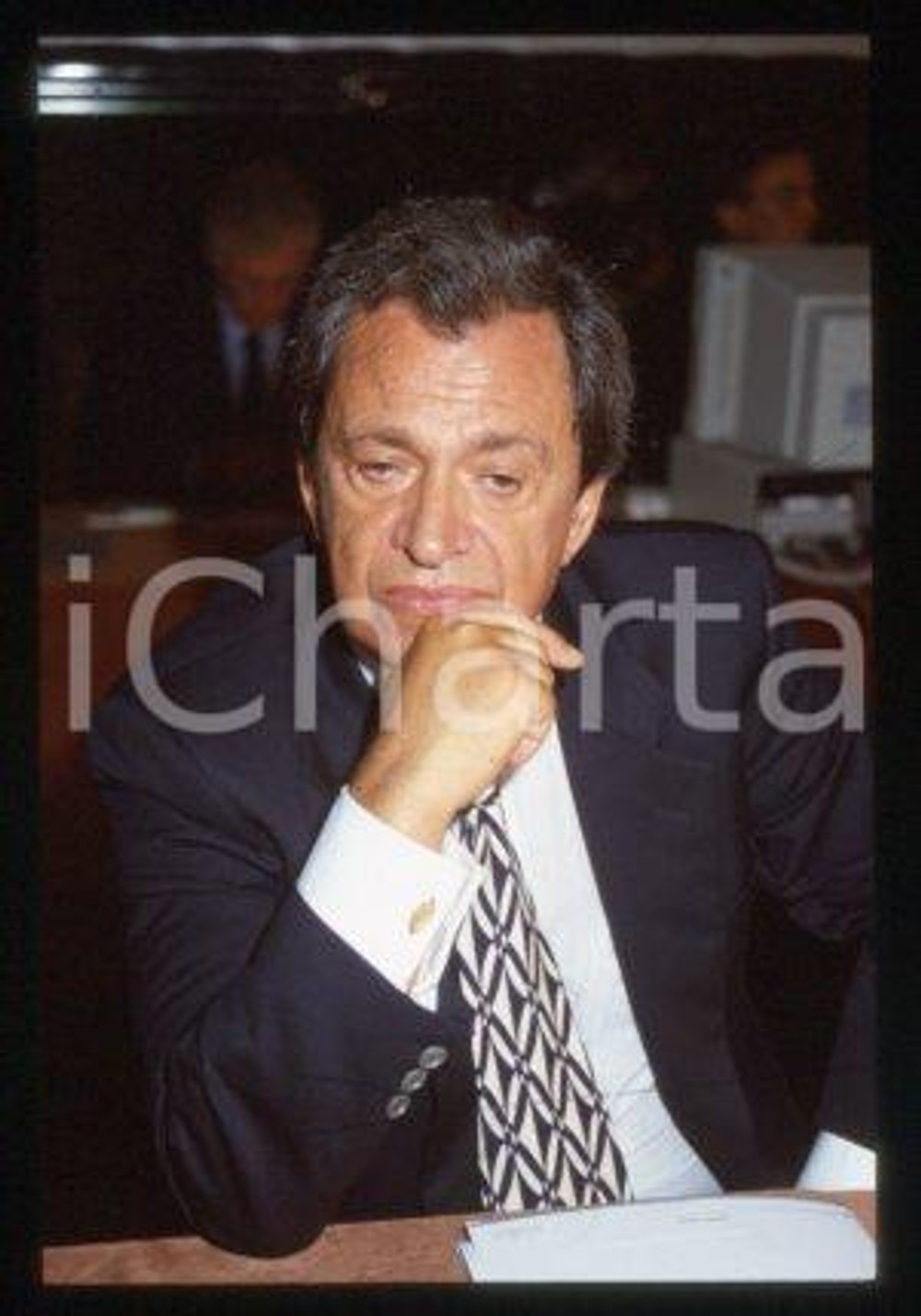 Alberto ONGARO - ITALIA Ritratto dello scrittore 1986 ca * 35 mm vintage slide 7