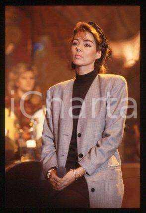 SANDRA Ann LAUER - MUSIC Franco-German pop singer 1988 ca * 35mm vintage slide 7
