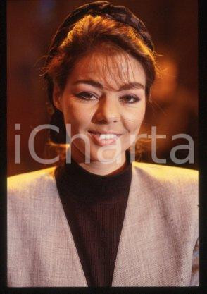 SANDRA Ann LAUER - MUSIC Pop singer Portrait 1988 ca * 35 mm vintage slide 21