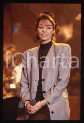 SANDRA Ann LAUER - MUSIC Pop singer Costume 1988 ca * 35 mm vintage slide 34