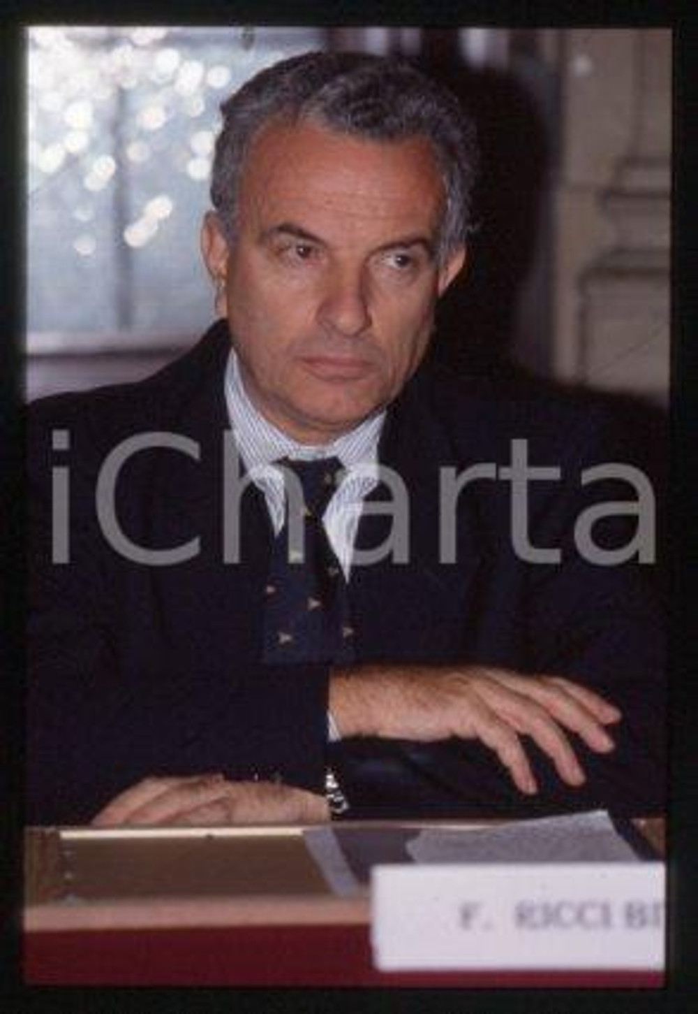 Francesco Ricci BITTI MILAN Sports administrator 1997 ca * 35mm vintage slide 10