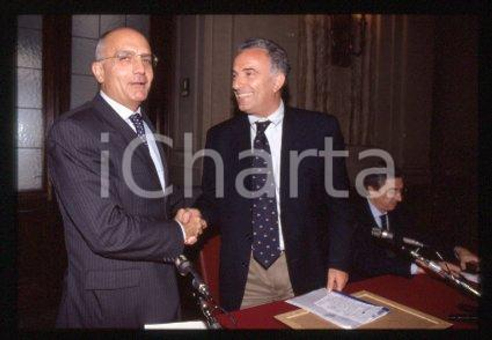 Francesco Ricci BITTI Gabriele ALBERTINI - MILAN 1997 ca * 35mm vintage slide 14