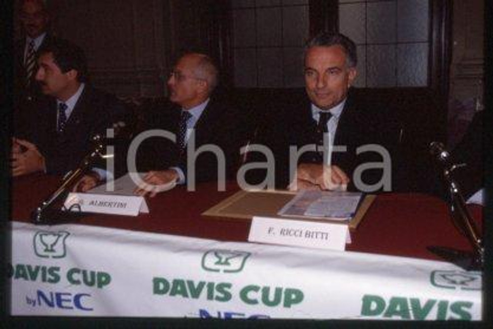 Francesco Ricci BITTI Gabriele ALBERTINI - MILAN 1997 ca * 35mm vintage slide 15