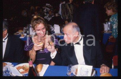 Gilles JACOB and Sandrine BONNAIRE - CINEMA 1992 ca * 35 mm vintage slide 12